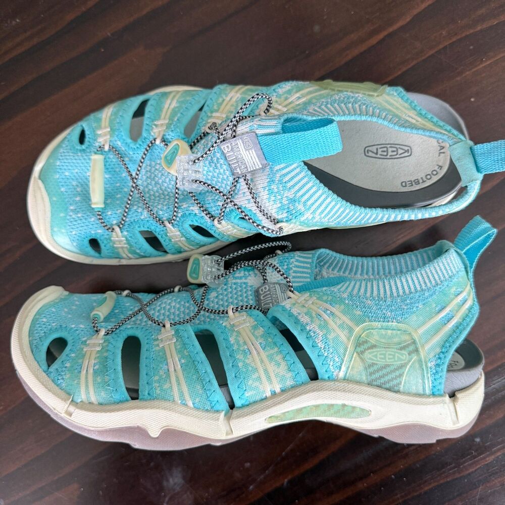 Size 6 - Keen Evofit One Knight Hiking Sandals Women’s Paloma Lake Blue - Picture 5 of 13